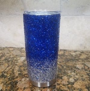 Ombre glitter tumbler